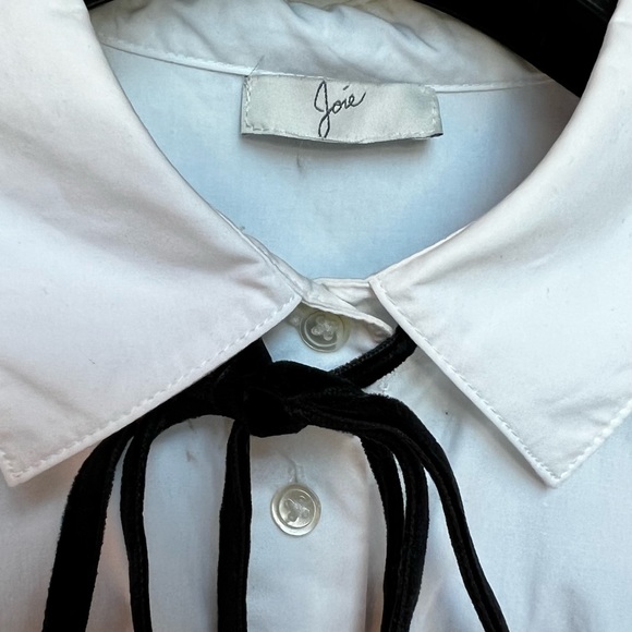 Joie white blouse with velvet string - Picture 2 of 3